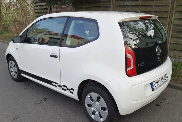 Volkswagen up! cena 21000 przebieg: 199000, rok produkcji 2015 z Wrocław małe 211